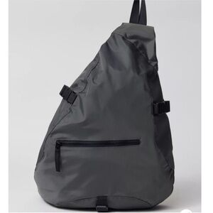 Urban Outfitters City Sling Bag In Grey 20”x16”x6” W/ Back Strap NEW Book Bag